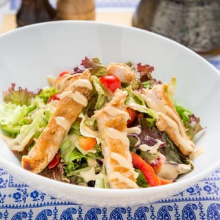 Garlic famous chicken salad